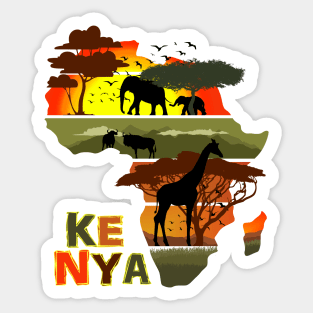 Kenya Sticker